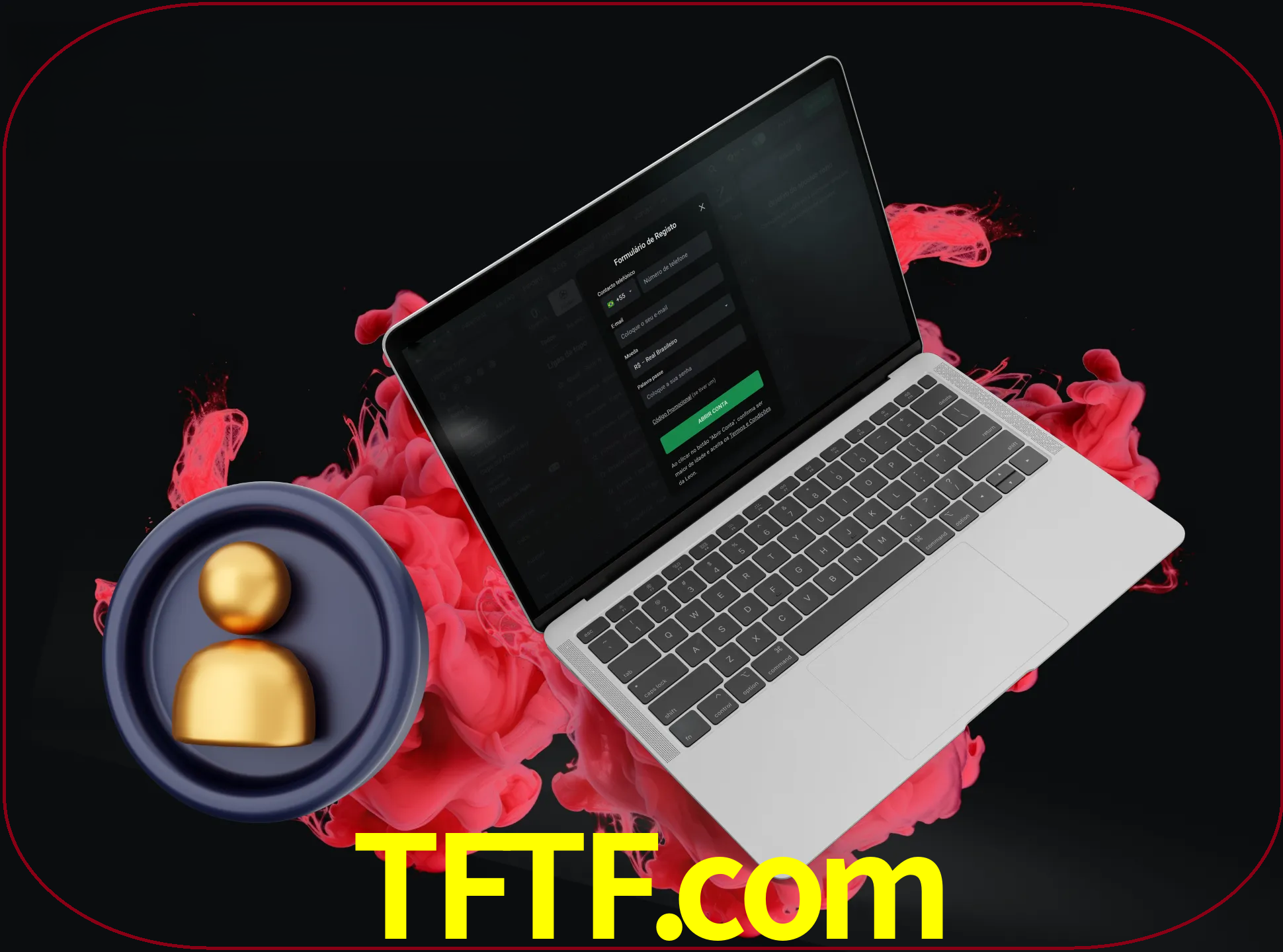 No cabeçalho do site tftf, clique no botão que o levará a um formulário especial onde terá de introduzir as suas informações actuais.