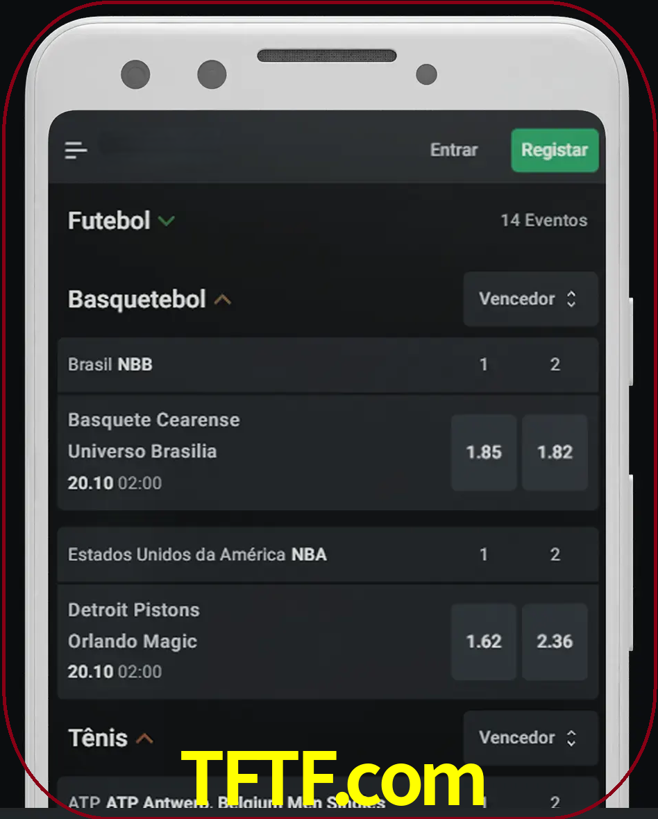 Aposte e assista aos esportes em formato ao vivo.