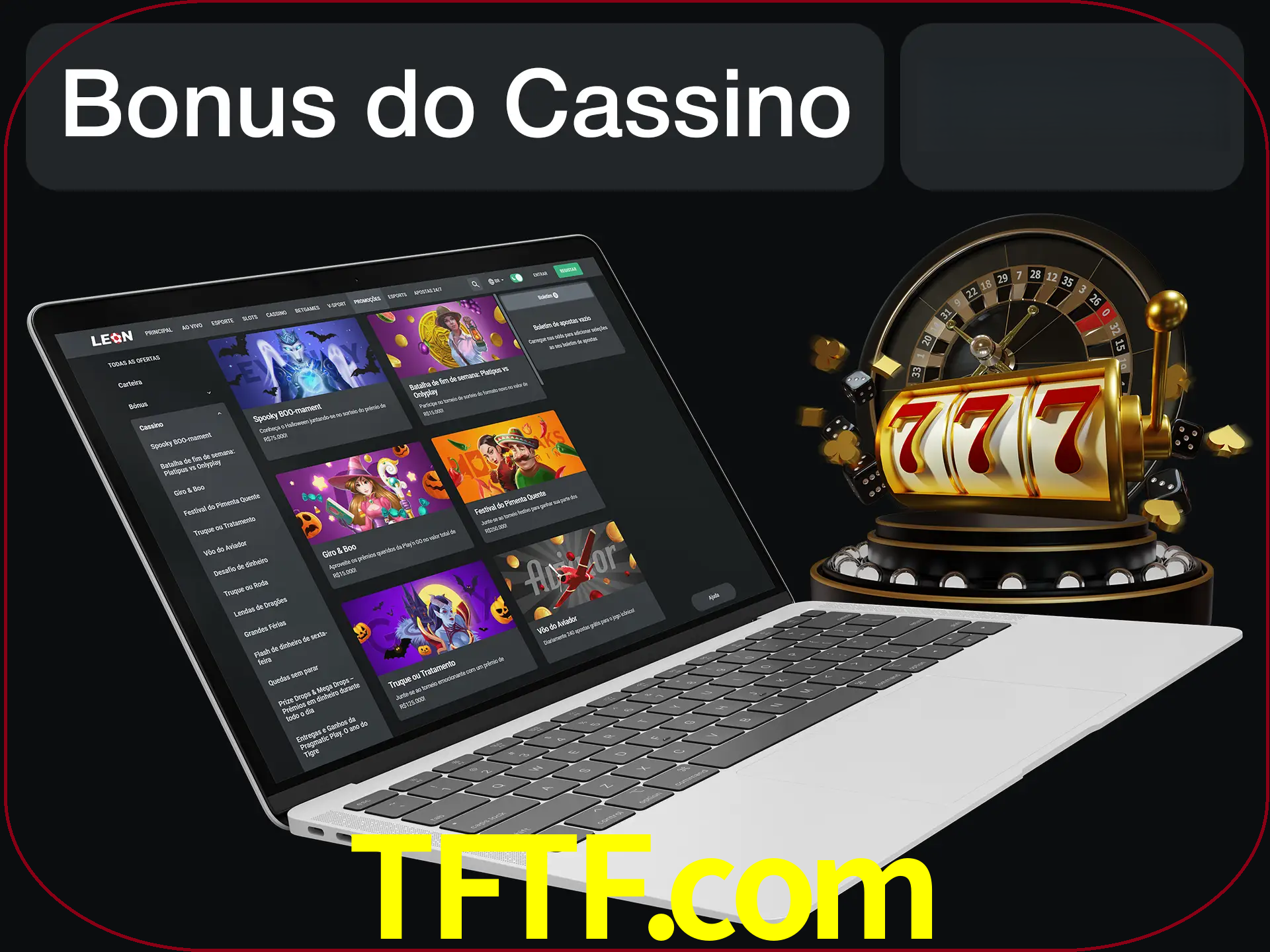 Use o bônus do cassino para começar melhor.