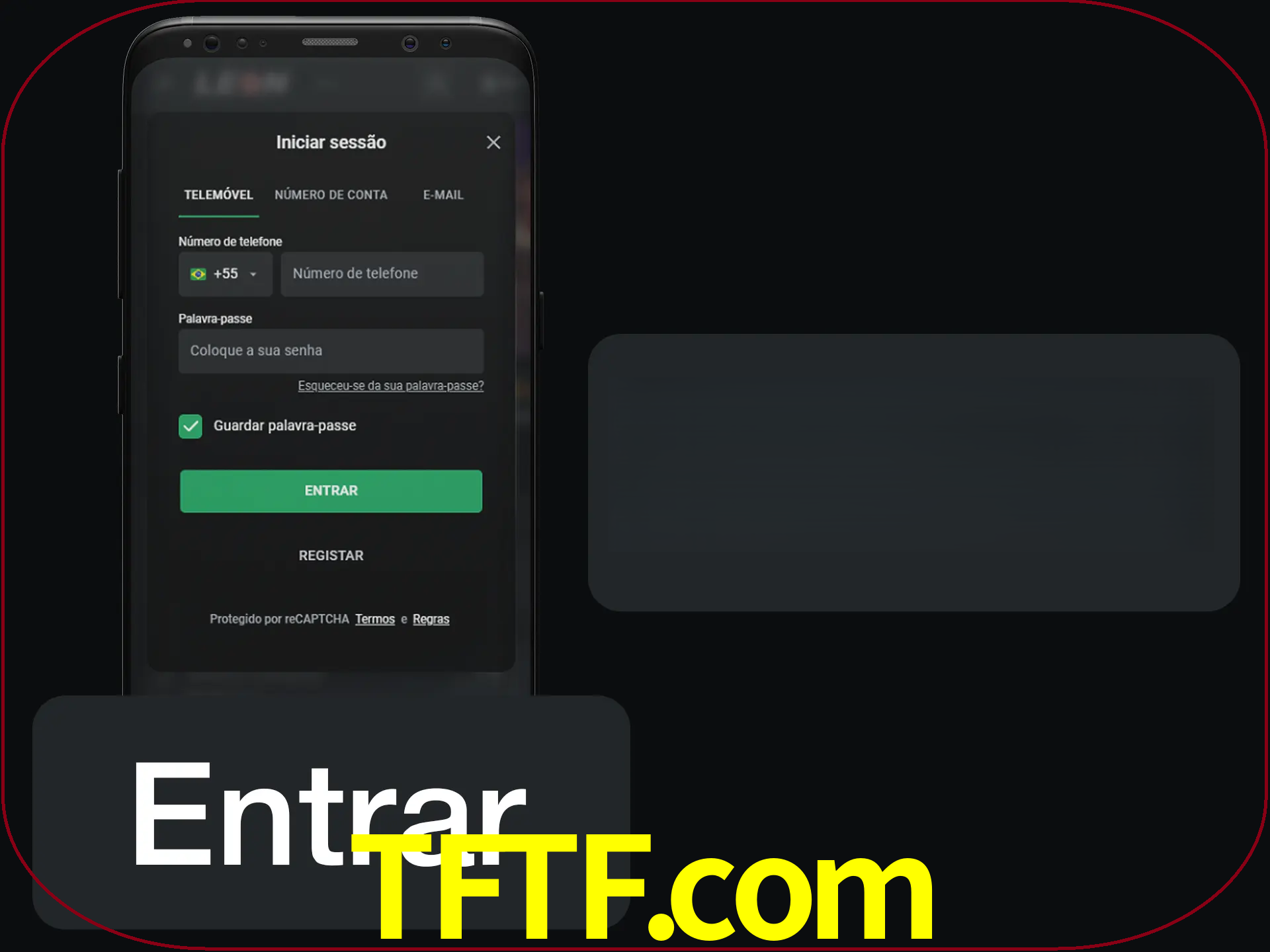 Faça o login para começar a apostar e jogar no cassino.